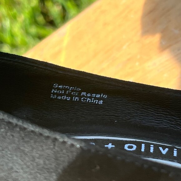 Alice + Olivia Black Velvet Pink Bow Stiletto Pumps Size 37 / US 6.5 - Picture 8 of 11